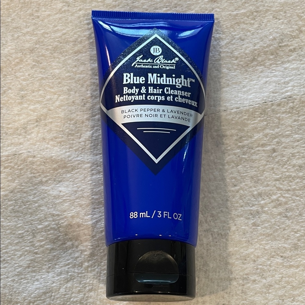 3/$25🛍️ Jack Black Blue Midnight Body & Hair Cleanser 3oz